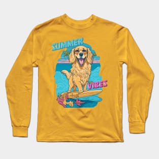 Summer Vibes - Golden Retriever Long Sleeve T-Shirt